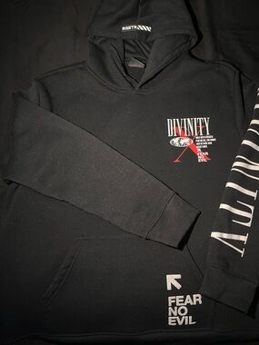 'Fear No Evil' Black Divinity Hoodie